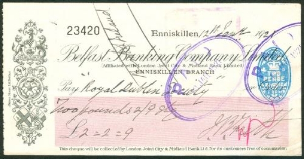 Picture of Belfast Banking Co. Ltd., Enniskillen, 19(20)