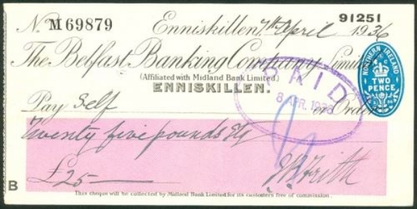 Picture of Belfast Banking Co. Ltd., Enniskillen, 19(36)