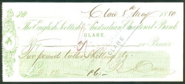 Picture of English, Scottish & Australian Chartered Bank, Clare, 18(80)