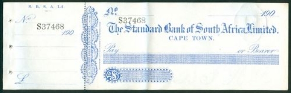 Picture of Standard Bank of South Africa, Ltd., Cape Town, 190-