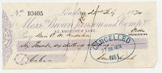 Picture of Messrs Brown, Janson and Company, 32 Abchurch Lane, 18(74)