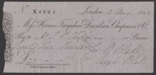Picture of Messrs. Herries, Farquhar, Davidson, Chapman & Co., No.16 St. James's Place, London, 184(3)