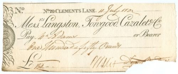 Picture of Messrs Langston, Towgood, Cazalet & Co., 29 Clements Lane, (1802)