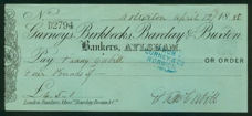 Picture of Gurneys, Birkbecks, Barclay & Buxton, Aylsham, 18(80), Type 2b