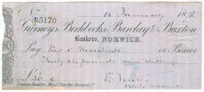 Picture of Gurneys, Birkbecks, Barclay & Buxton, Norwich, 18(78), type 2a