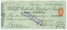 Picture of Gurneys, Birkbecks, Barclay & Buxton, Norwich, 18(94), type 7c