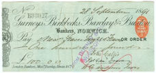Picture of Gurneys, Birkbecks, Barclay & Buxton, Norwich, 18(96), type 7a