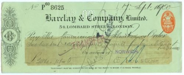 Picture of 54 Lombard Street, London, 18(900), OTG 42.1 variety