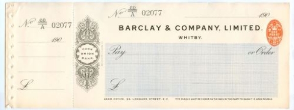 Picture of Whitby, 19(05), York Union Bank, OTG 64.20