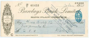 Picture of Bank Plain, Norwich, Gurneys Bank, 19(33) OTG 103.12d