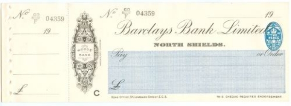 Picture of North Sheilds, Woods' Bank, 19(24), OTG 103.34d variety