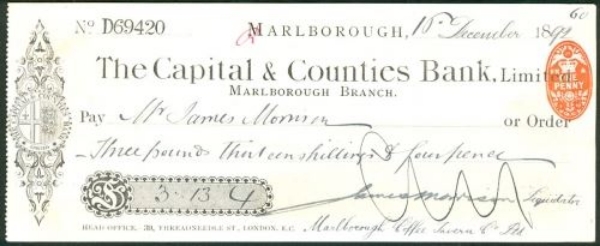 Picture of Marlborough Branch, 18(92), type 3b
