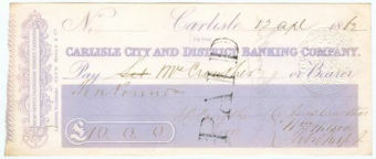 Picture of Carlisle City and District Banking Company, 14 English Street, Carlisle, 18(62)
