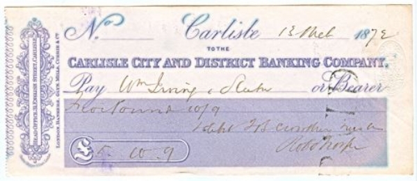 Picture of Carlisle City and District Banking Company, 31 English Street, Carlisle, 18(68)