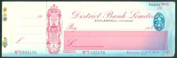 Picture of District Bank Ltd., Eccleshall, Staffordshire, 19(35)