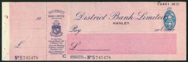 Picture of District Bank Ltd., Hanley, 19(42)