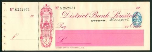 Picture of District Bank Ltd., Lytham, 19(27)