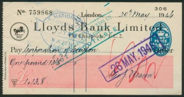 Picture of 15 Cheapside, E.C.2, 19(46), Type 20