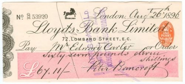 Picture of 72, Lombard Street, E.C., 189(6), Type 4