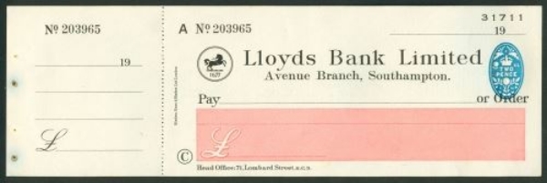 Picture of Avenue Branch, Southampton, 19(36), Type 17a