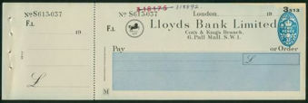 Picture of Cox's & King's Branch, 6 Pall Mall, S.W.1, 19(49), Type 14d
