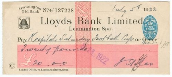 Picture of Leamington Spa, 19(22), Leamington Old Bank, Type 12a