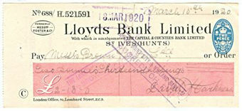 Picture of St. Ives, (Hunts.), 19(20), The Capital & Counties Bank Ltd., Type 10b