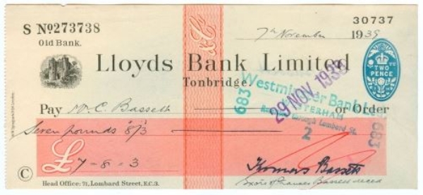 Picture of Tonbridge, 19(38), Old Bank, Type 17c