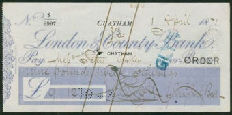 Picture of London & County Bank, Chatham, 18(71)