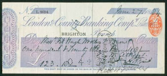 Picture of London & County Banking Co. Ltd, Brighton, 18(84)