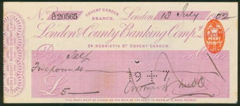 Picture of London & County Banking Co. Ltd., 34, Henrietta St, Covent Garden, 19(02)