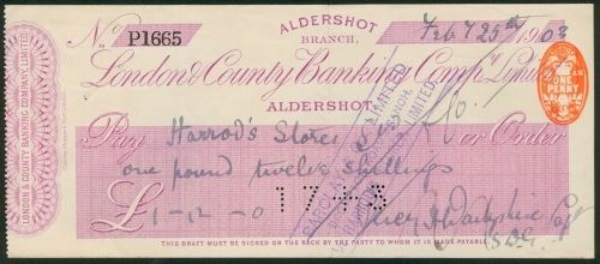 Picture of London & County Banking Co. Ltd., Aldershot, 19(03)
