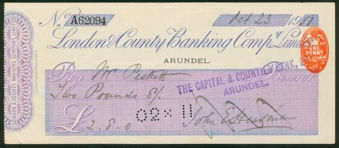 Picture of London & County Banking Co. Ltd., Arundel, 19(00)