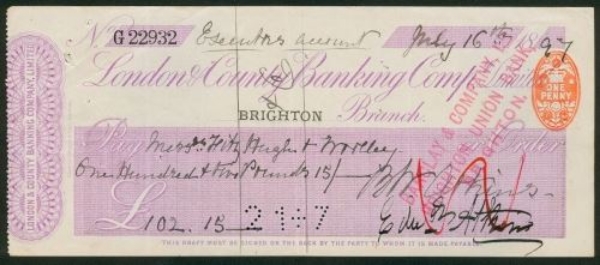Picture of London & County Banking Co. Ltd., Brighton Branch, 18(97)