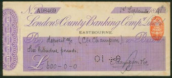 Picture of London & County Banking Co. Ltd., Eastbourne, 18(91)