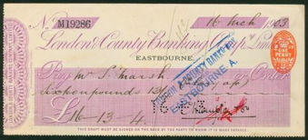 Picture of London & County Banking Co. Ltd., Eastbourne, 19(02)
