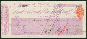 Picture of London & County Banking Co. Ltd., Kensington Branch, 18(1903)