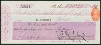 Picture of London & County Banking Co. Ltd., Midhurst, 18(84)