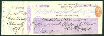 Picture of London & County Banking Co. Ltd., West End Branch, Brighton, 18(89)