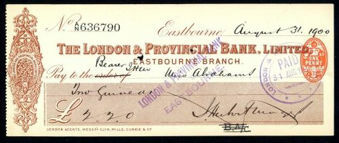 Picture of London & Provincial Bank, Ltd., Eastbourne, (1900)