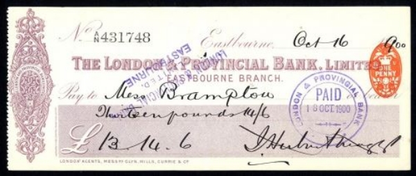 Picture of London & Provincial Bank, Ltd., Eastbourne, 18(1902)