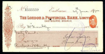 Picture of London & Provincial Bank, Ltd., Eastbourne, 18(900)