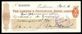 Picture of London & Provincial Bank, Ltd., Eastbourne, 190(4)