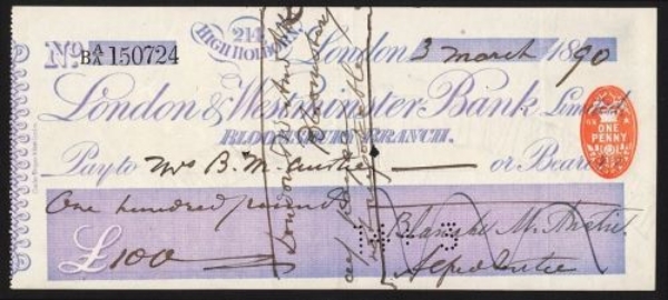 Picture of London & Westminster Bank Ltd, 214 High Holborn, Bloomsbury Branch, 18(89)