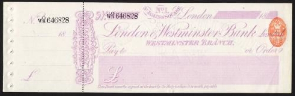Picture of London & Westminster Bank Ltd., No. 1 St. James's Square, Westminster Branch, 18(83)