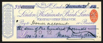 Picture of London & Westminster Bank Ltd., No. 1 St. James's Square, Westminster Branch, 19(05)