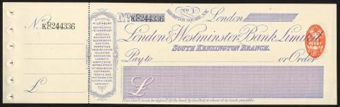 Picture of London & Westminster Bank Ltd., South Kensington Branch, (1899)