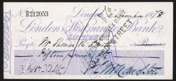 Picture of London & Westminster Bank, Lothbury, 18(76)