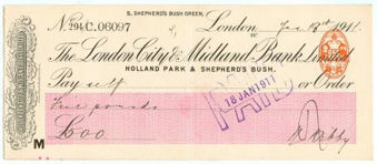 Picture of London City & Midland Bank Ltd., Holland Park & Shepherd's Bush, 191(1)