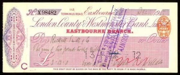 Picture of London County & Westminster Bank Ltd., Eastbourne, 19(12)